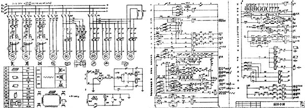 6606 Електрична схема фрезерного верстата 6606